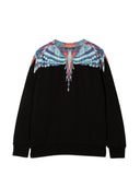 Marcelo Burlon County Of Milan Blue Birds Wings Crewneck