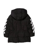 Off White Piumino Con Zip Diag