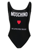 Moschino One Piece Swimsuit With Embroidery