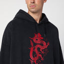 Martine Rose Oversized Black Hoodie