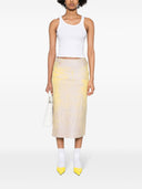 Mm6 Maison Margiela Ribbed Crop Tank Top
