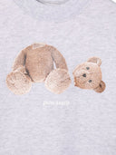 Palm Angels Felpa Con Stampa Bear