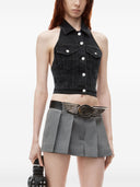 Alexander Wang Stretch Denim Halter Top