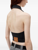 Alexander Wang Stretch Denim Halter Top