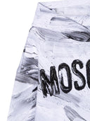Moschino Felpa In Cotone Con Cappuccio