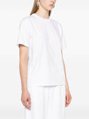 Alexander Wang Essential Jsy Ss Tee W/ Puff Logo & Bound Neck