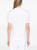 Alexander Wang Essential Jsy Ss Tee W/ Puff Logo & Bound Neck