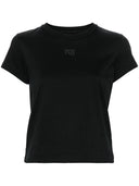 Alexander Wang Essential Jsy Shrunken Tee W/Puff Logo