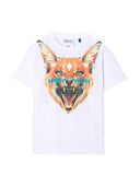 Marcelo Burlon County Of Milan T Shirt In Jersey Di Cotone Con Stampa