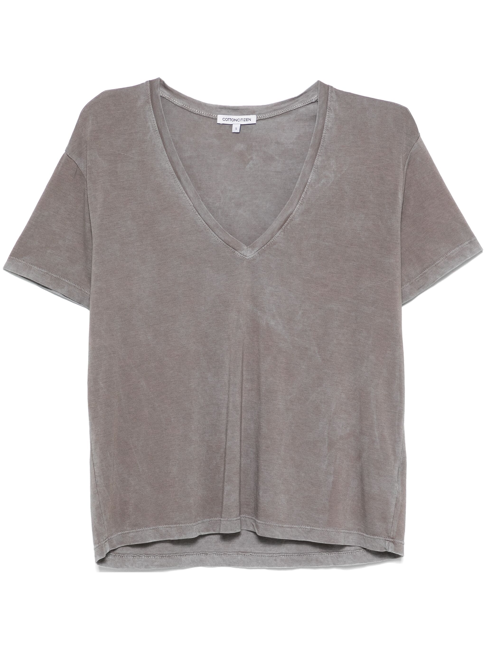 Katoenen burger de Mykonos v Neck