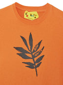 Off White T-shirt à Jersey di Cotone Stampato