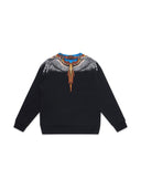 Marcelo Burlon County Of Milan Black Grizzly Wings Crewneck