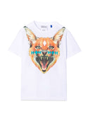Marcelo Burlon County Of Milan T Shirt In Jersey Di Cotone Con Stampa