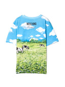 Moschino T Shirt Con Stampa