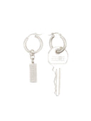 Mm6 Maison Margiela Tag And Key Earrings