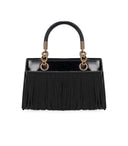 Kurt Geiger Kensington Fringe Black Borse