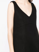 Parosh Parosh V Neck Shift Mini Dress