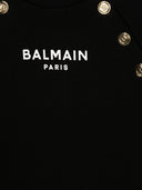 Robe de boutons en or balmain