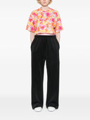 Adidas By Stella Mccartney Printed Crop T Shirt