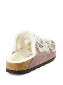 Birkenstock Arizona Shearling bleknet lilla