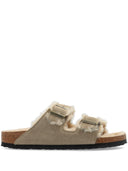 Birkenstock Arizona Shearling Taupe, Suede Leather