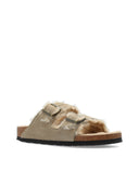 Birkenstock Arizona Shearling Taupe, Suede Leather