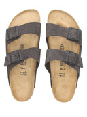 Birkenstock Arizona Velvet Grey, Suede Leather
