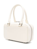 Bolso de mini bolso de cuero de crema de autorretrato