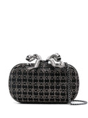 Bolsa de embrague de cristal negro de autorretrato