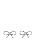 Self Portrait Mini Bow Crystal Earrings