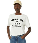 T-shirt bianca Max Mara Weekend Tenue