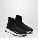 Balenciaga Black Mesh e Sneaker a velocità bianca