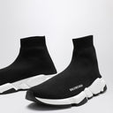 Balenciaga Black Mesh e Sneaker a velocità bianca