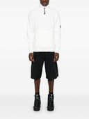 Cp Company Diagonal Raised Fleece Half Zipped Sweatshirt