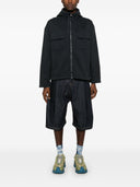 Cp Company Brushed And Emerized Diagonal Fleece Hooded Utility Sweatshirt