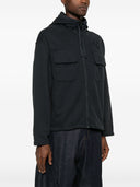 Cp Company Brushed And Emerized Diagonal Fleece Hooded Utility Sweatshirt
