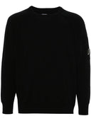 Cp Company Extra Fine Merino Wool Crew Neck Stitched Knit