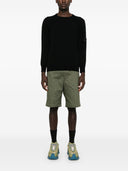 Cp Company Extra Fine Merino Wool Crew Neck Stitched Knit