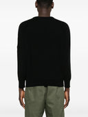Cp Company Extra Fine Merino Wool Crew Neck Stitched Knit