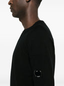 Cp Company Extra Fine Merino Wool Crew Neck Stitched Knit