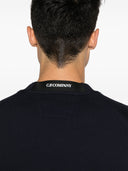 Cp Company Diagonal Raised Fleece Crew Neck Lens Sweatshirt