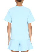 Stella Mc Cartney T Shirt With Asymmetrical Hemline