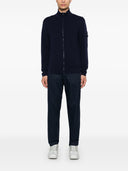 Serie di metropoli della CP Company Extra fine Merino lana zipped Cardigan