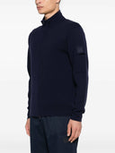 Serie di metropoli della CP Company Extra fine Merino lana zipped Cardigan
