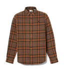 Timberland Midweight Flannel Check Chemt Chocolate Chiffre YD