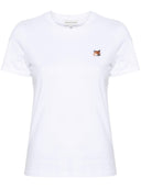 Maison Kitsuné Fox Head Patch Regelmatig T -shirt