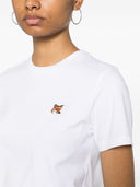 Maison Kitsuné Fox Head Patch Regelmatig T -shirt