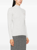 Maison Kitsuné Baby Fox Patch Fine Ribbed Turtleneck