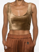 Forte Forte Cotton Viskose Stretch Samt Bralette