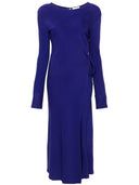 Forte Forte Stretch Cady Crepe Wrapover Dress
